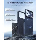 iPhone 18 Pro Max / 17 Pro Max Tok - ESR Cyber Tough Kickstand MagSafe - Kék
