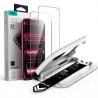 iPhone 18 Pro / 17 Pro Kijelzővédő Üvegfólia - ESR UltraFit Classic - Fekete x 2 db