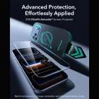 iPhone 18 Pro / 17 Pro Kijelzővédő Üvegfólia - ESR UltraFit Armorite - Fekete x 2 db