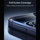 iPhone 18 Pro / 17 Pro Kijelzővédő Üvegfólia - ESR UltraFit Armorite - Fekete x 2 db
