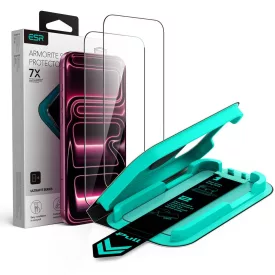   iPhone 18 Pro Max / 17 Pro Max Kijelzővédő Üvegfólia - ESR UltraFit Armorite - Fekete x 2 db