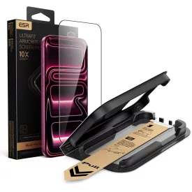   iPhone 18 Pro Max / 17 Pro Max Kijelzővédő Üvegfólia - ESR UltraFit Armorite Pro - Fekete