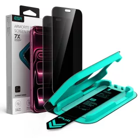   iPhone 18 Pro Kijelzővédő Üvegfólia - ESR UltraFit Armorite Privacy x 2 db