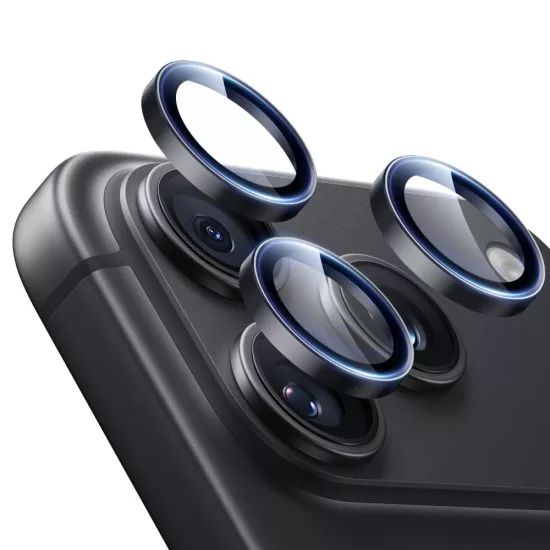iPhone 18 Pro / 18 Pro Max Lencsevédő - ESR Armorite Camera Lens Protector - Fekete