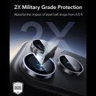 iPhone 18 Pro / 18 Pro Max Lencsevédő - ESR Armorite Camera Lens Protector - Átlátszó