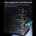 iPhone 18 Pro / 18 Pro Max Lencsevédő - ESR Armorite Camera Lens Protector - Átlátszó