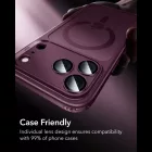 iPhone 18 Pro / 18 Pro Max Lencsevédő - ESR Armorite Camera Lens Protector - Sötét Cseresznye