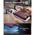 ESR Classic RFID Mágneses Kártyatartó Állvány MagSafe - Sötét Cseresznye