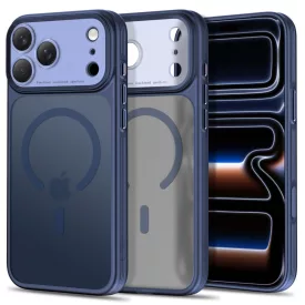   iPhone 18 Pro Max / 17 Pro Max Tok - Tech-Protect MagPrime MagSafe CC - Matt Sötétkék