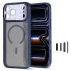iPhone 18 Pro Max / 17 Pro Max Tok - Tech-Protect MagPrime MagSafe CC - Matt Sötétkék