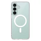 Samsung Galaxy S26 FE Tok - Spigen Ultra Hybrid MagFit MagSafe - Átlátszó-Fehér
