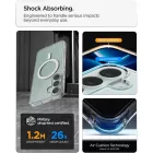 Samsung Galaxy S26 FE Tok - Spigen Ultra Hybrid MagFit MagSafe - Átlátszó-Fehér