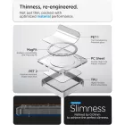 Samsung Galaxy S26 FE Tok - Spigen Ultra Hybrid MagFit MagSafe - Átlátszó-Fehér