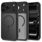 iPhone 18 Pro Max / 17 Pro Max Tok - Tech-Protect MagPeak MagSafe CC - Áttetsző-Fekete
