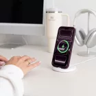iPhone 18 Pro Max / 17 Pro Max Tok - Tech-Protect MagPeak MagSafe CC - Sötét Cseresznye
