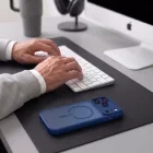 iPhone 18 Pro Max / 17 Pro Max Tok - Tech-Protect MagPeak MagSafe CC - Áttetsző-Sötétkék