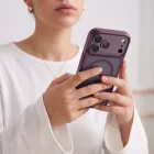 iPhone 18 Pro / 17 Pro Tok - Tech-Protect MagPrime MagSafe CC - Sötét Cseresznye