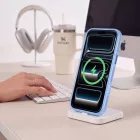 iPhone 18 Pro Max / 17 Pro Max Tok - Tech-Protect MagPrime MagSafe CC - Áttetsző-Világoskék
