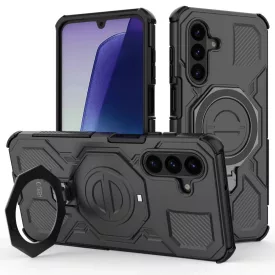   Samsung Galaxy A17 / A18 4G / 5G Tok - Tech-Protect TacticStand MagSafe - Matt Fekete