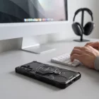 Samsung Galaxy A17 / A18 4G / 5G Tok - Tech-Protect TacticStand MagSafe - Matt Fekete