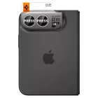 iPhone Duo Lencsevédő - Spigen Glas.tR EZ Fit Optik Pro - Fehér x 2 db
