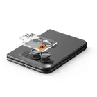 iPhone Duo Lencsevédő - Spigen Glas.tR EZ Fit Optik Pro - Fehér x 2 db