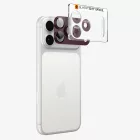 iPhone 18 Pro Max Kameravédő - Spigen Glas.tR EZ Fit Optik Pro XL - Sötét Cseresznye