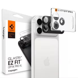  iPhone 18 Pro Max Kameravédő - Spigen Glas.tR EZ Fit Optik Pro XL - Sötétszürke