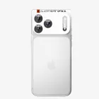 iPhone 18 Pro Max Kameravédő - Spigen Glas.tR EZ Fit Optik Pro XL - Ezüst