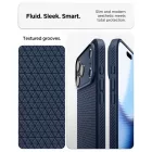 iPhone 18 Pro / 17 Pro Tok - Spigen Liquid Air - Sötétkék