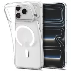 iPhone 18 Pro - 17 Pro Tok - Spigen Liquid Crystal MagSafe - Átlátszó-Fehér