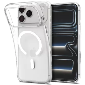   iPhone 18 Pro - 17 Pro Tok - Spigen Liquid Crystal MagSafe - Átlátszó-Fehér