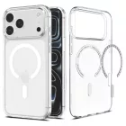 iPhone 18 Pro - 17 Pro Tok - Spigen Liquid Crystal MagSafe - Átlátszó-Fehér