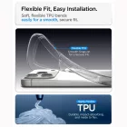 iPhone 18 Pro - 17 Pro Tok - Spigen Liquid Crystal MagSafe - Átlátszó-Fehér