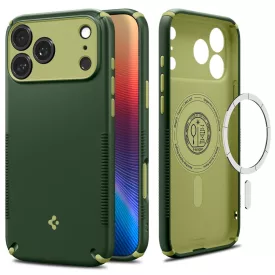   iPhone 18 Pro Max / 17 Pro Max Tok - Spigen Nano Pop Hybrid MagSafe - Zöld