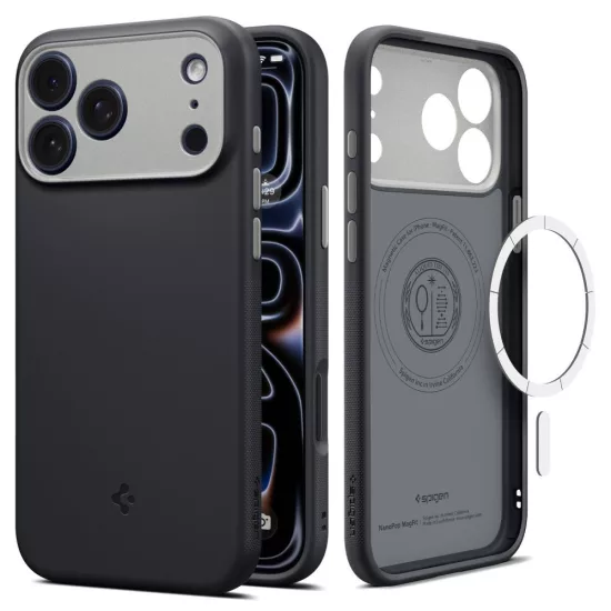 iPhone 18 Pro / 17 Pro Tok - Spigen Nano Pop MagSafe - Fekete