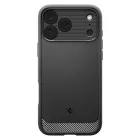 iPhone 18 Pro / 17 Pro Tok - Spigen Rugged Armor MagSafe - Fekete