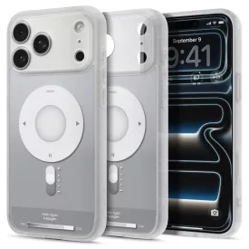   iPhone 18 Pro / 17 Pro Tok - Spigen Ultra Hybrid MagSafe - Classic Ezüst