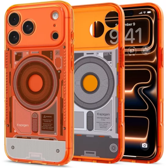 iPhone 18 Pro Max / 17 Pro Max Tok - Spigen Ultra Hybrid MagSafe - Tangerine