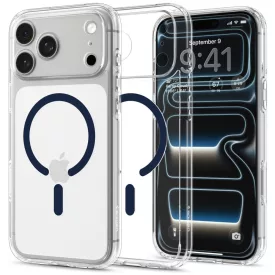   iPhone 18 Pro Max / 17 Pro Max Tok - Spigen Ultra Hybrid MagSafe - Átlátszó-Kék