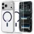 iPhone 18 Pro Max / 17 Pro Max Tok - Spigen Ultra Hybrid MagSafe - Átlátszó-Kék