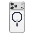 iPhone 18 Pro Max / 17 Pro Max Tok - Spigen Ultra Hybrid MagSafe - Átlátszó-Kék