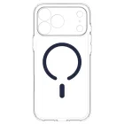 iPhone 18 Pro Max / 17 Pro Max Tok - Spigen Ultra Hybrid MagSafe - Átlátszó-Kék