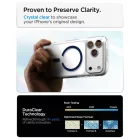 iPhone 18 Pro Max / 17 Pro Max Tok - Spigen Ultra Hybrid MagSafe - Átlátszó-Kék