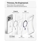 iPhone 18 Pro Max / 17 Pro Max Tok - Spigen Ultra Hybrid MagSafe - Átlátszó-Kék