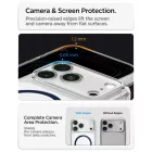 iPhone 18 Pro Max / 17 Pro Max Tok - Spigen Ultra Hybrid MagSafe - Átlátszó-Kék