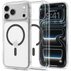 iPhone 18 Pro Max / 17 Pro Max Tok - Spigen Ultra Hybrid MagSafe - Átlátszó-Grafit
