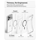 iPhone 18 Pro Max / 17 Pro Max Tok - Spigen Ultra Hybrid MagSafe - Átlátszó-Grafit