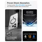 iPhone 18 Pro Max / 17 Pro Max Tok - Spigen Ultra Hybrid MagSafe - Átlátszó-Grafit