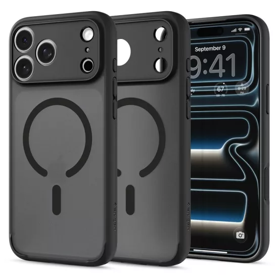 iPhone 18 Pro Max / 17 Pro Max Tok - Spigen Ultra Hybrid MagSafe - Fekete